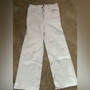 H&M High rise jeans white size 8